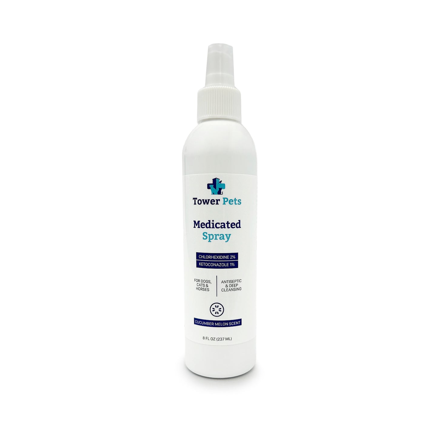 Spray Medicado Chlorhexidine 2% Ketoconazole 1% - Tower Pets - Línea del Exclusiva